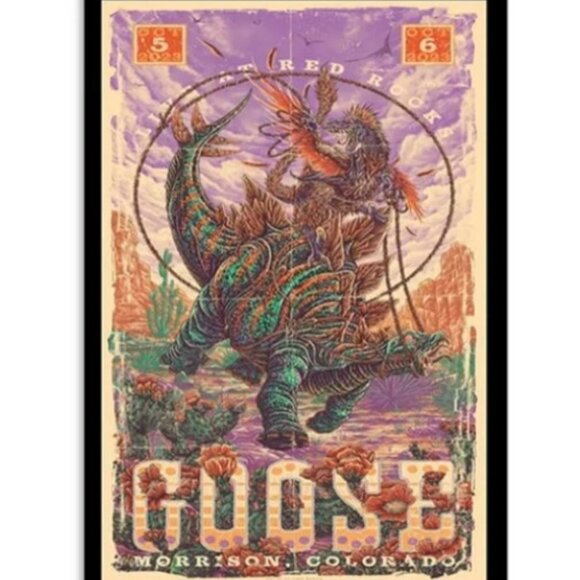 Handmade | Art | Goose At Red Rocks Amphitheatre Oct 5 223 Poster ...